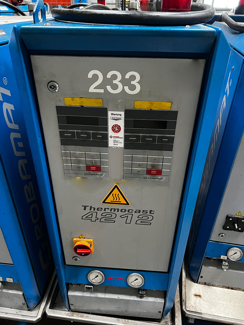 Robamat Thermocast 4212 enota za nadzor temperature olja ZU2254, rabljena